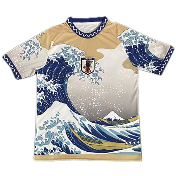 Japan special edition jersey wave soccer uniform men's sports football kit top shirt 2024